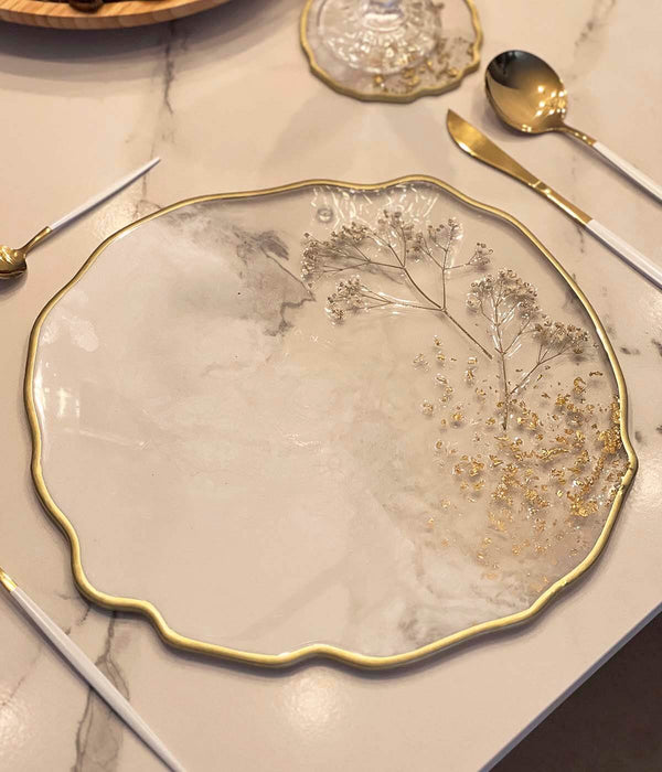 Individuales White Blossom Gold